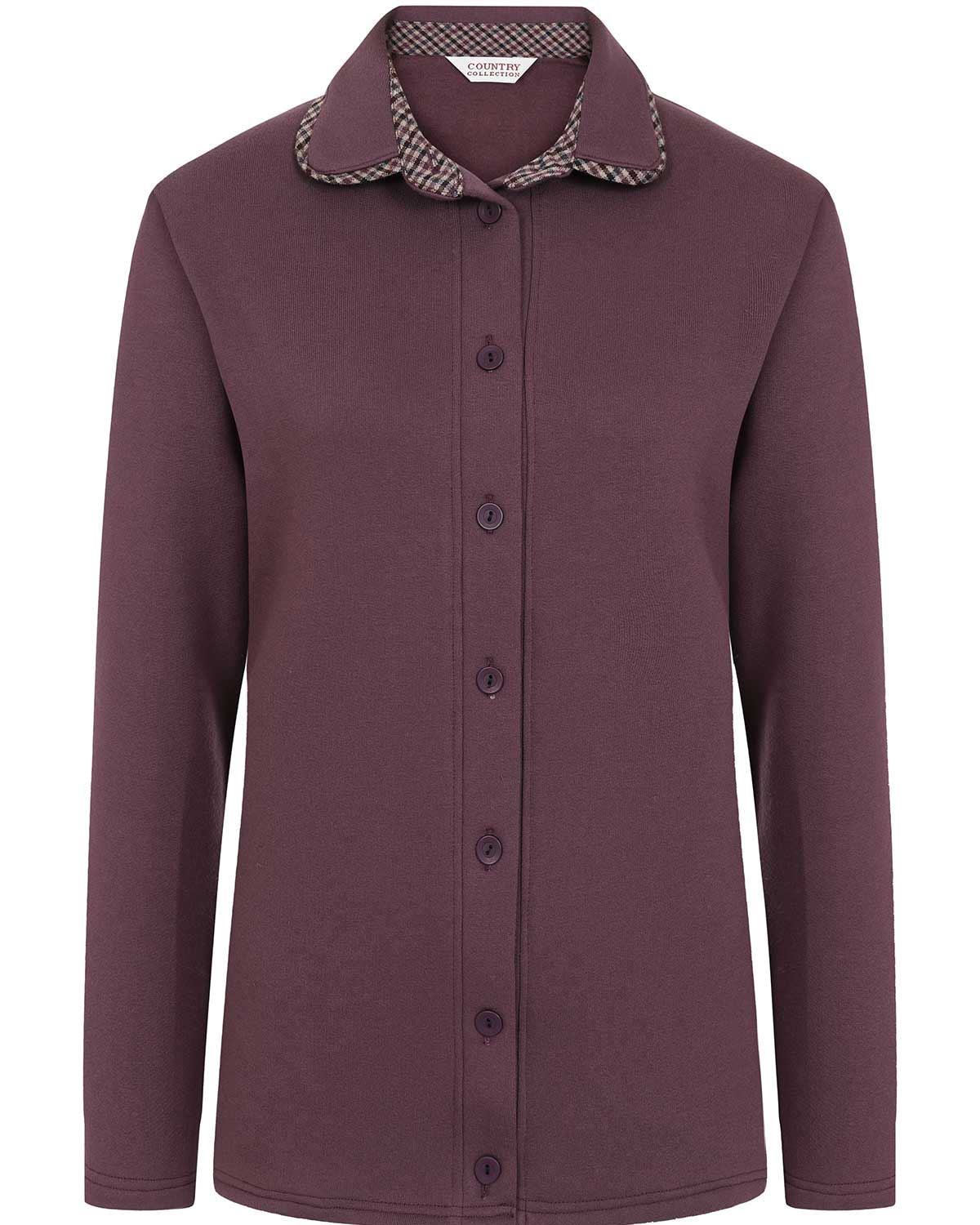 Santorini Ladies Leisure Fleece Cardigan - Image 2 - Country Collection