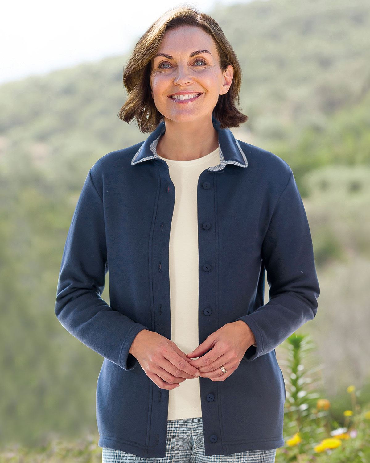 Rimini Leisure Cardigan - Navy - Country Collection