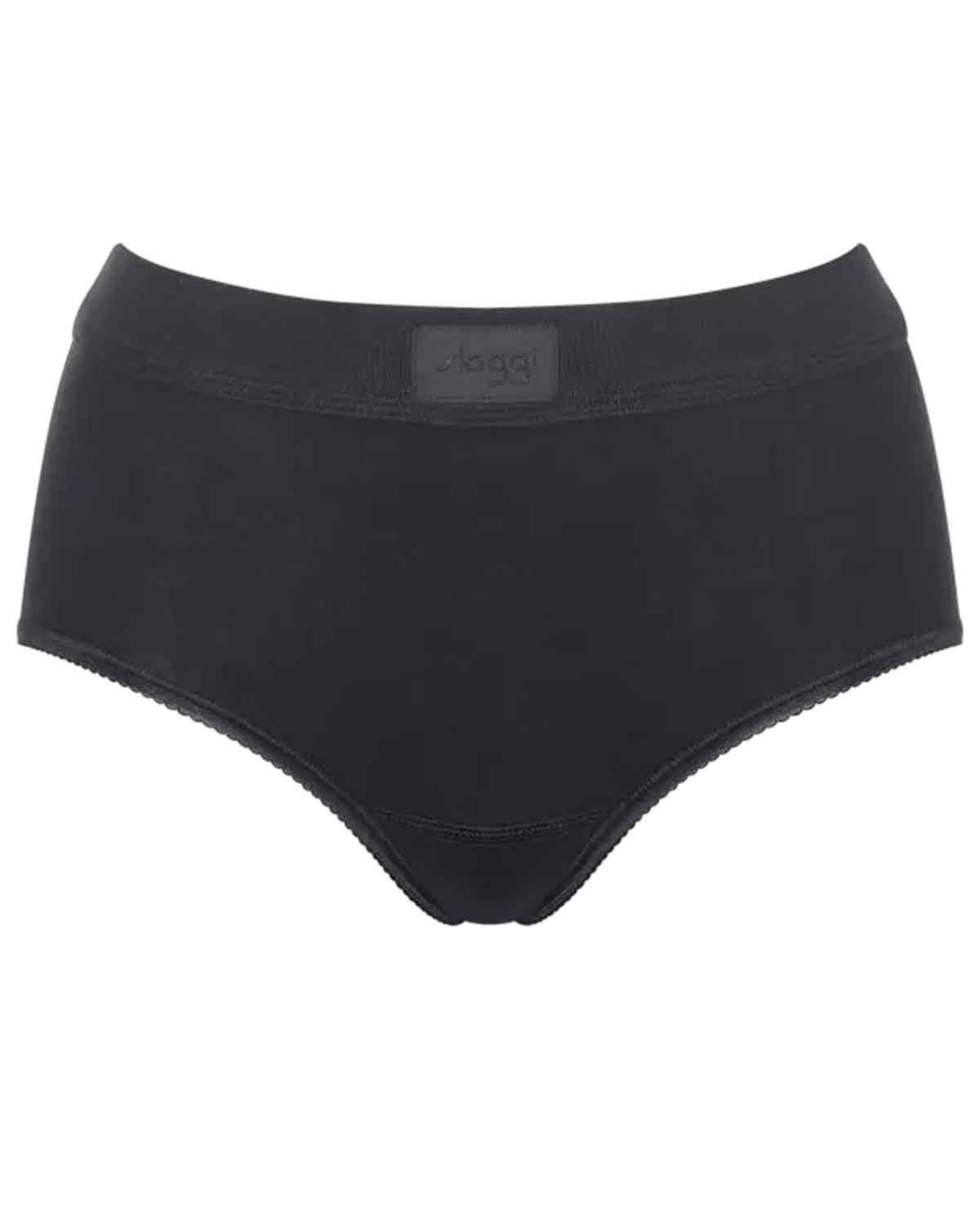 Sloggi Double Comfort Maxi Brief - Black - Country Collection