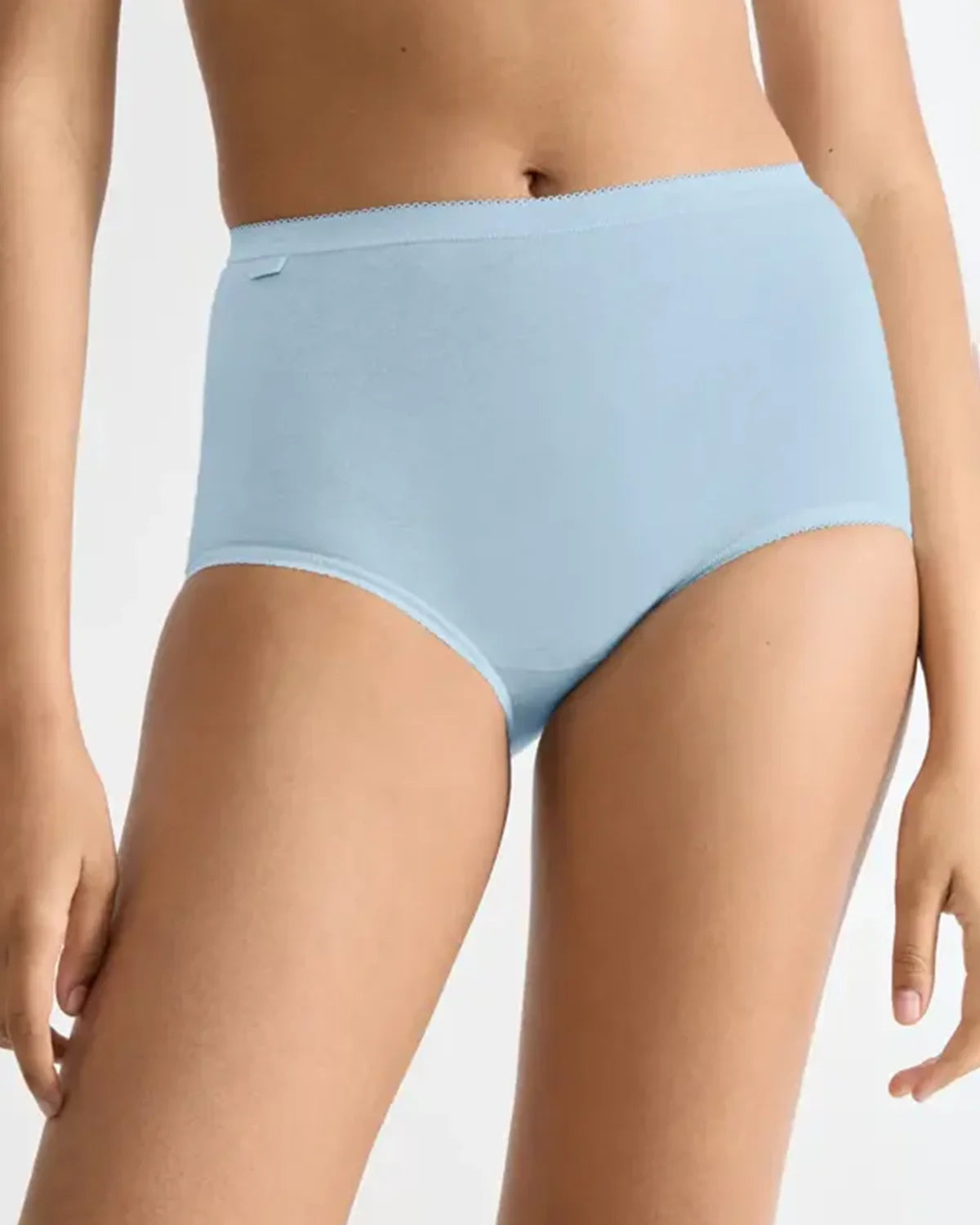 Sloggi 3 Colour Cotton Maxi Briefs – Blue (3 Pack)