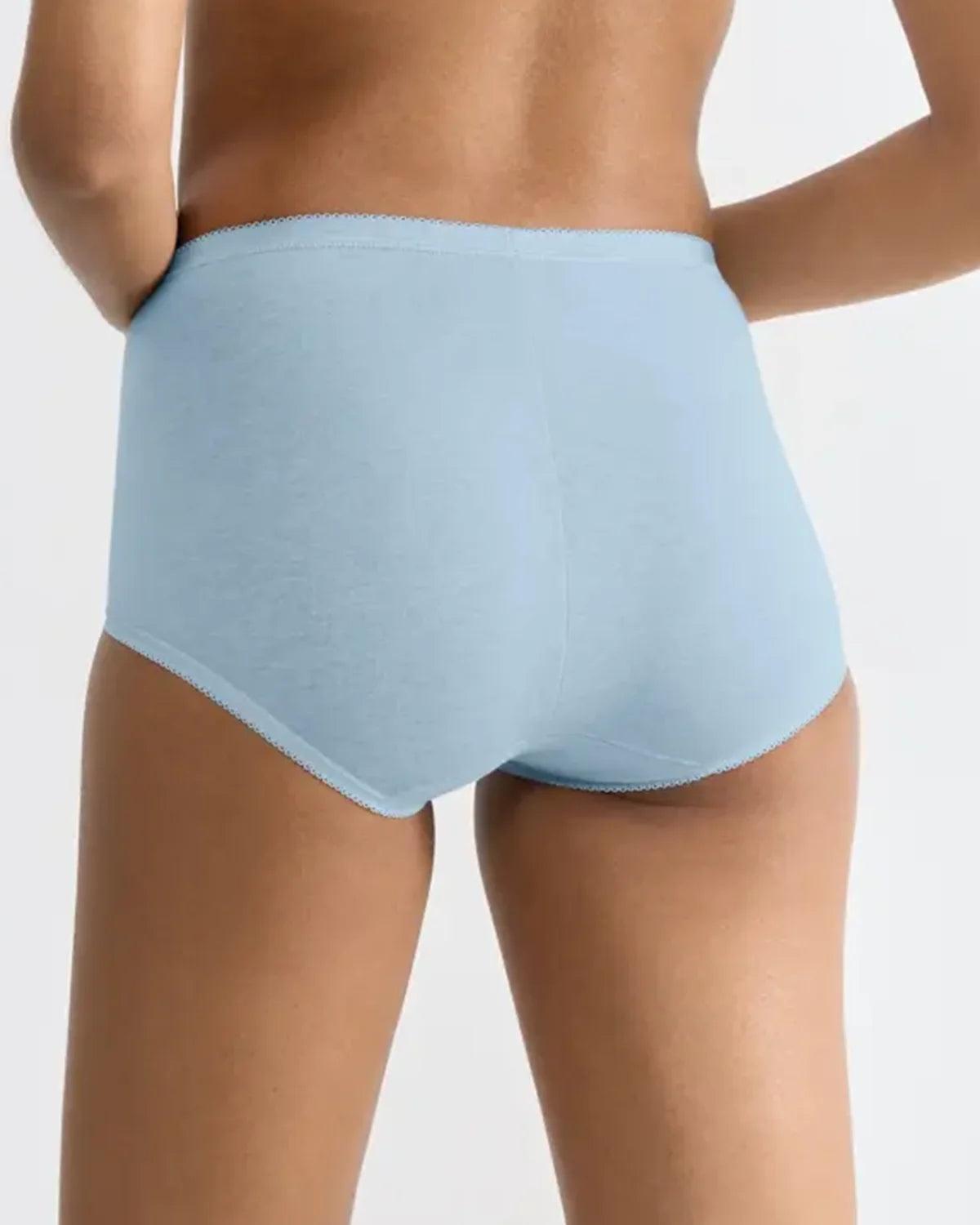 Sloggi 3 Colour Cotton Maxi Briefs – Blue (3 Pack)