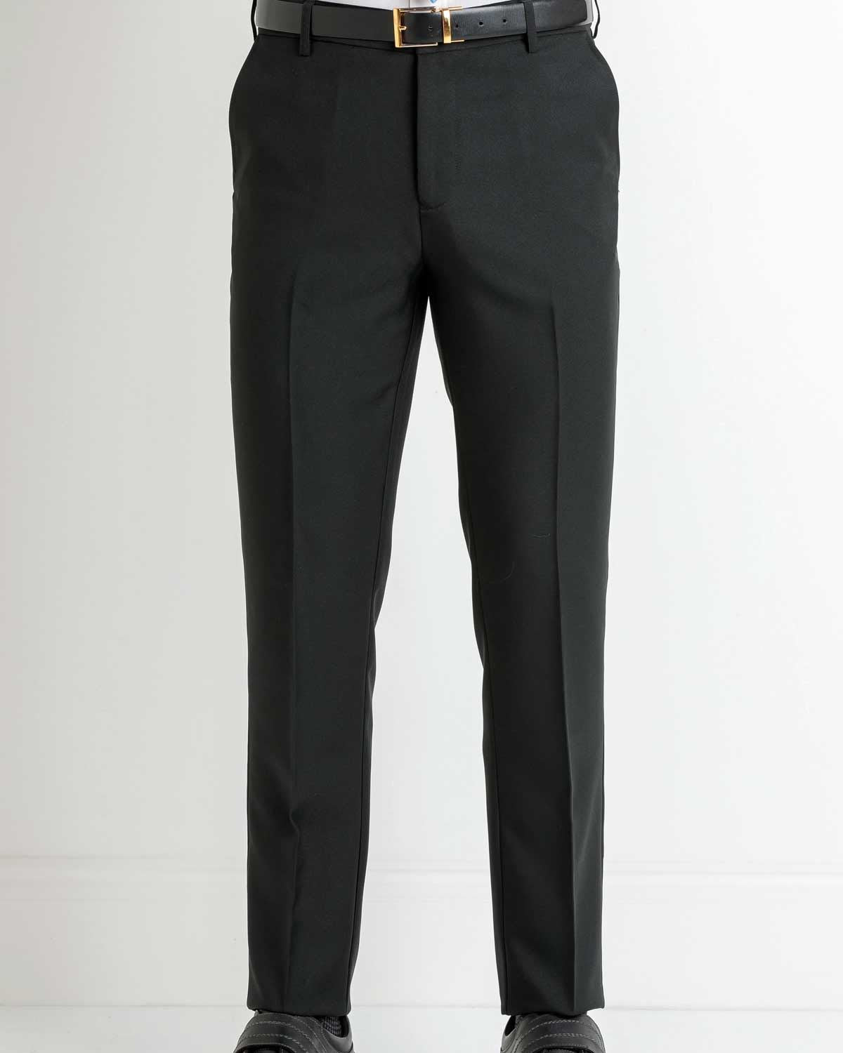 Farah Flexi Waist Trousers - Black - Country Collection