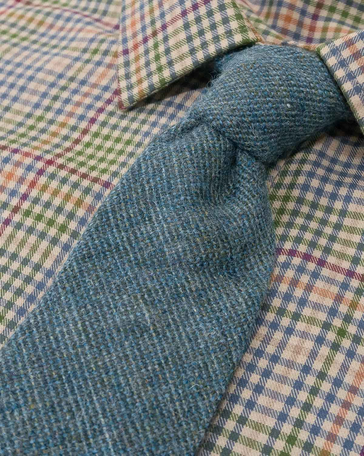 Classic Pure Wool Ties - Teal - Country Collection
