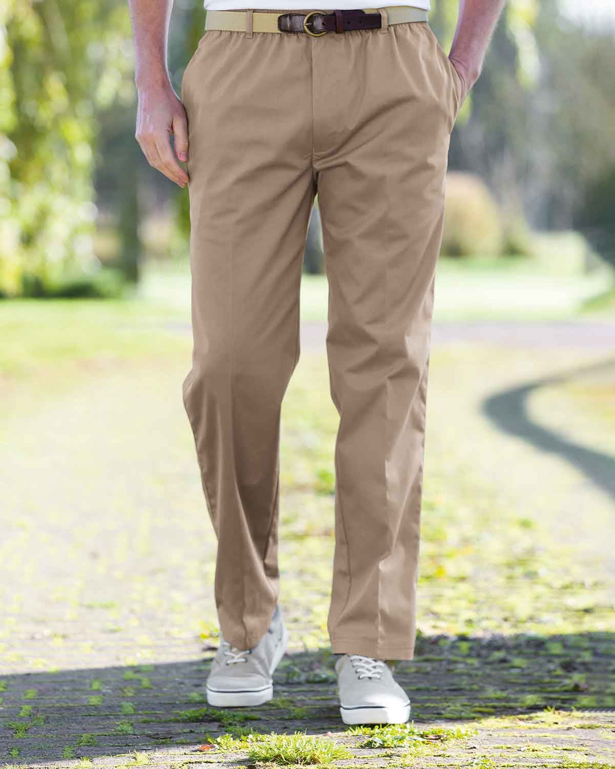 Casual Drawstring Trousers - Sand - Country Collection