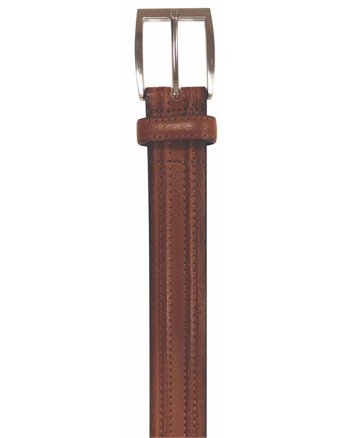 Raised Leather Belt - Tan - Country Collection