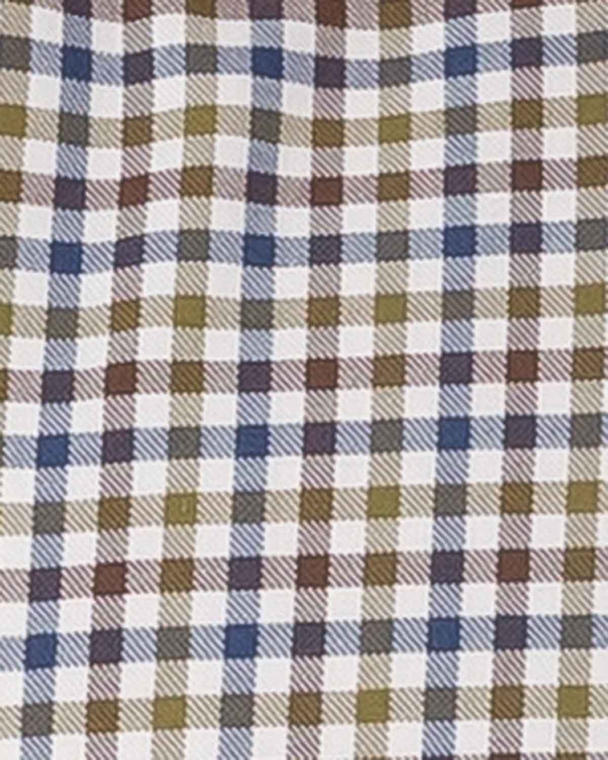 Wrexham Tattersall Check Cotton & Wool Shirt  - Image 2 - Country Collection
