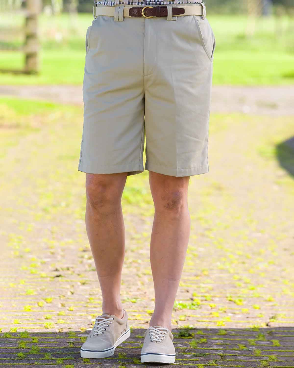 Expandaband Waist Shorts - Stone - Country Collection