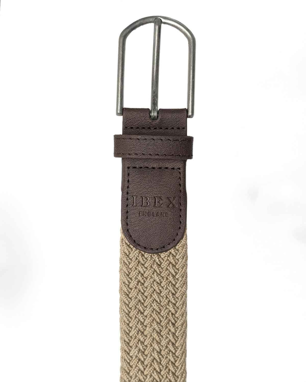 Elasticated Webbing Belt - Natural - Country Collection