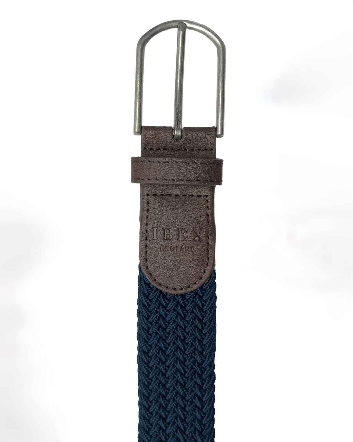 Elasticated Webbing Belt - Navy - Country Collection