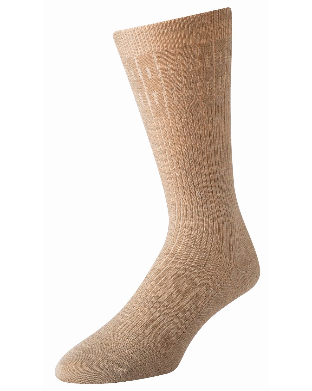 Viyella Soft Top Socks - Beige - Country Collection