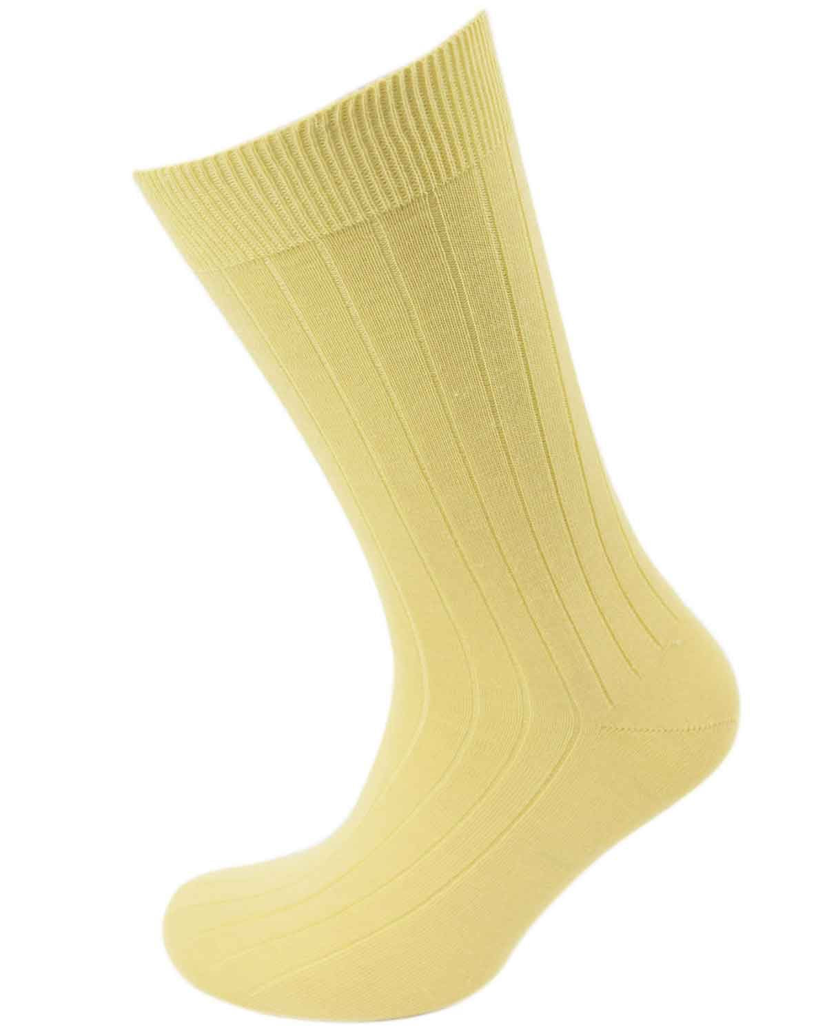 Viyella Ankle Socks - Lemon - Country Collection