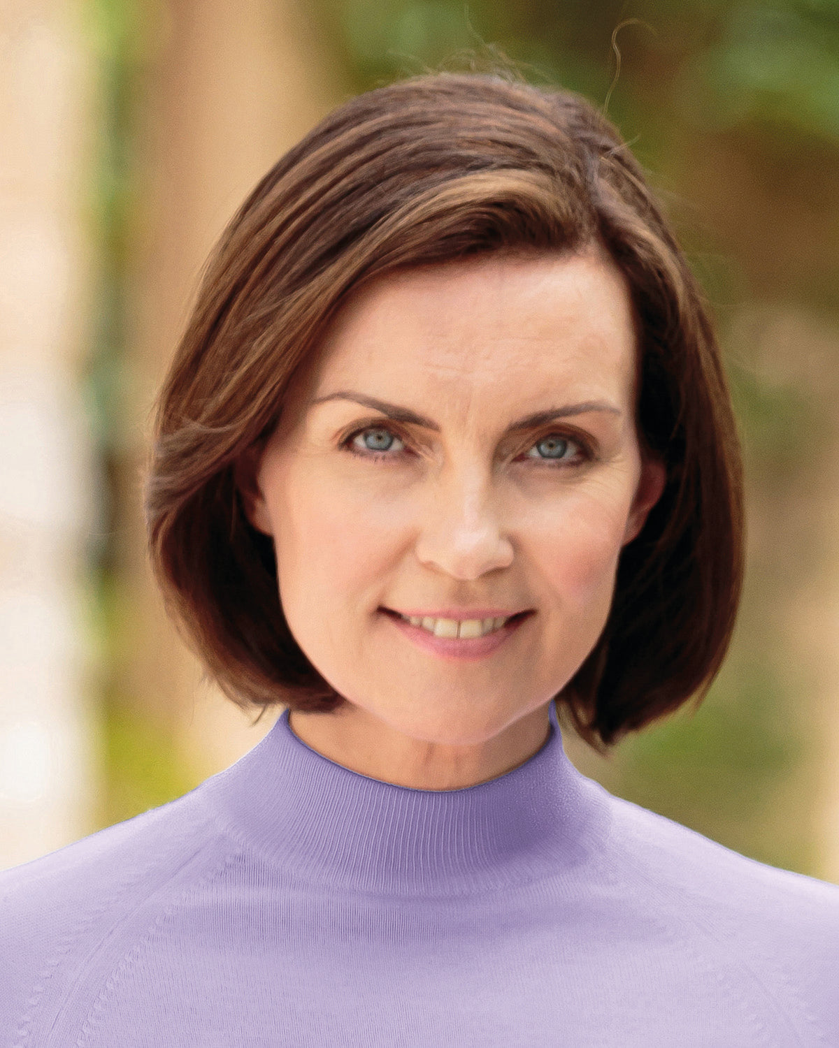 Ladies’ Pure Merino Wool Turtle Neck Jumper - Amethyst