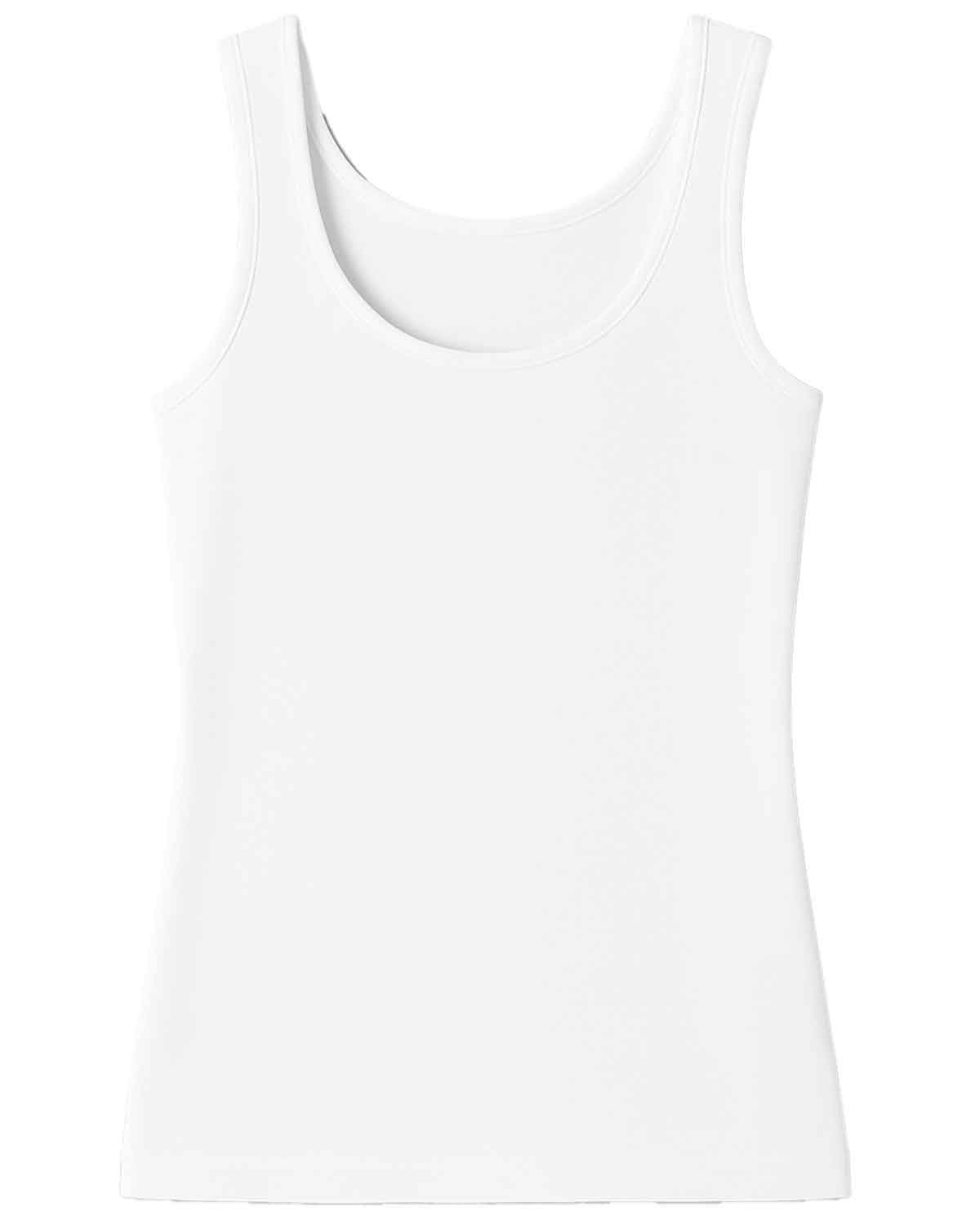 Seam-free Vest Top - White - Country Collection