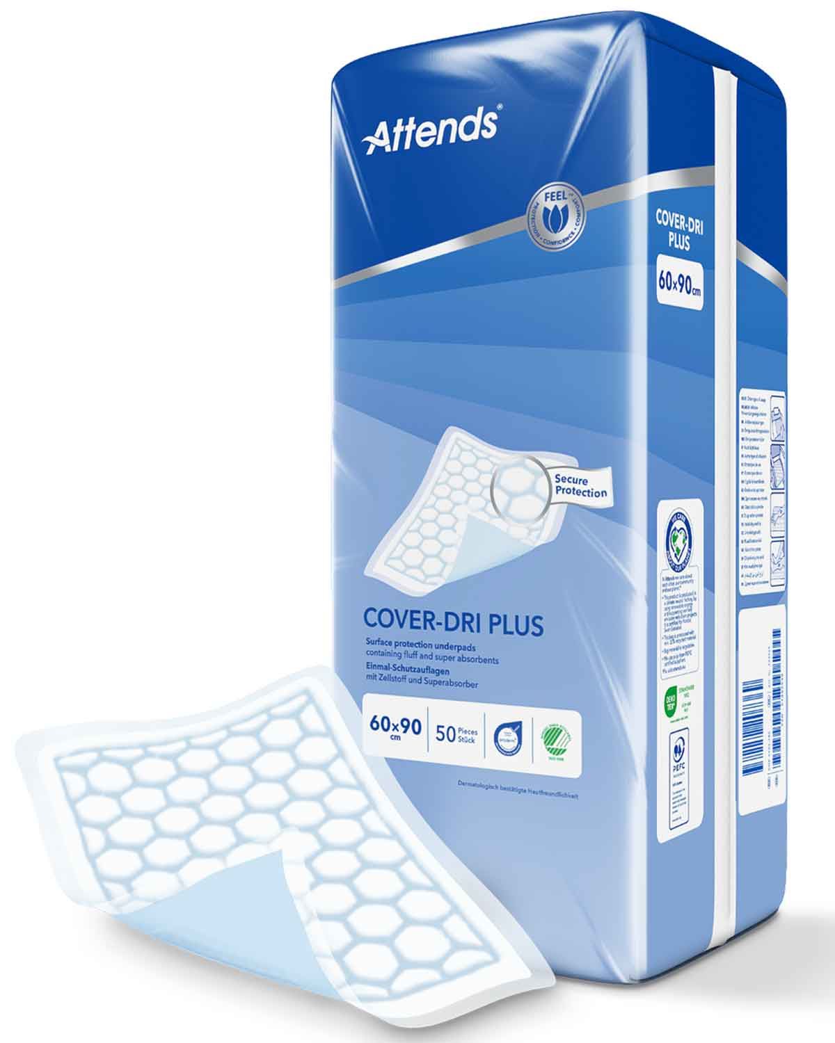 Attends Cover Dri Plus Disposable Bed Pad - Country Collection