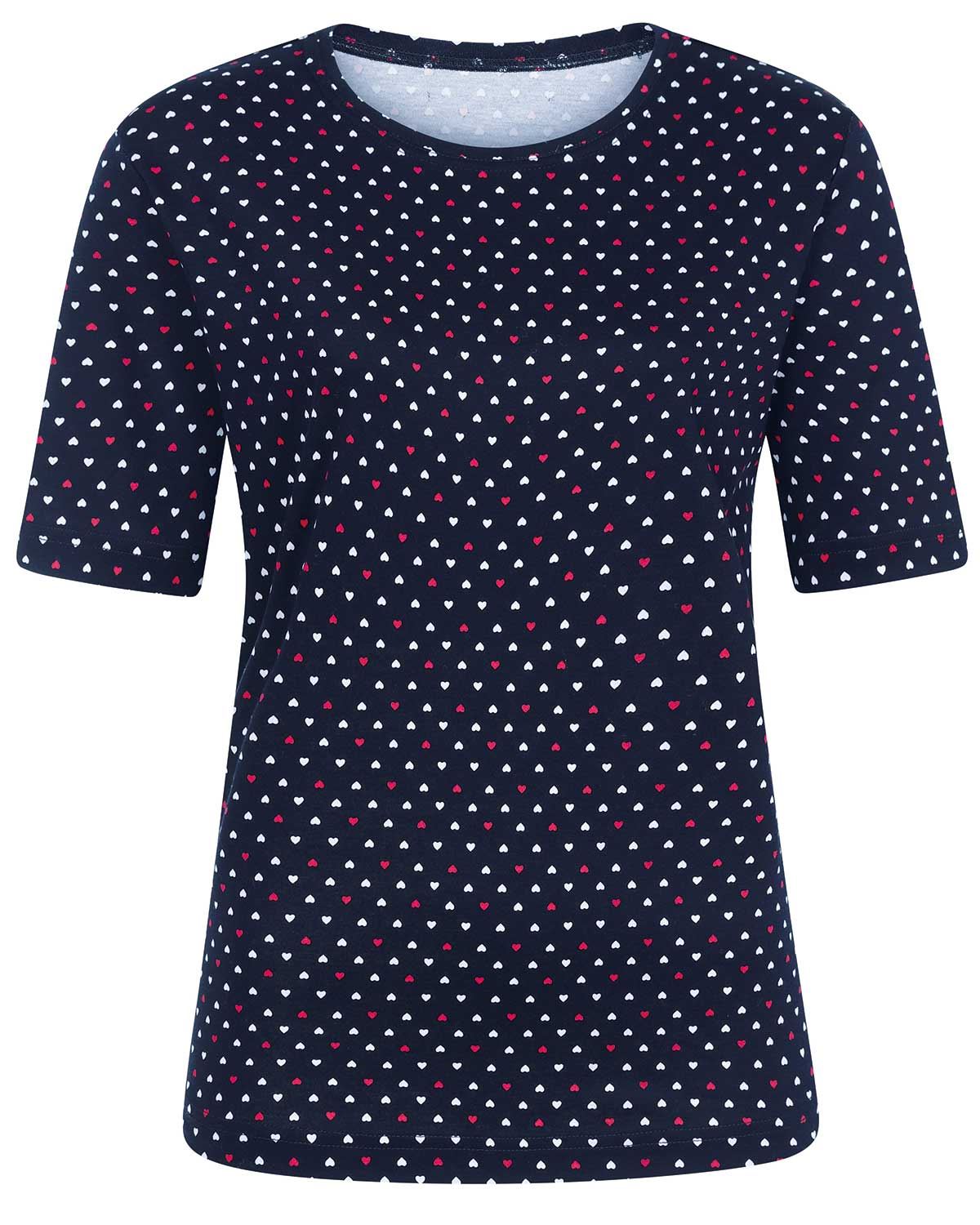 Nicola Patterned Pure Cotton Leisure Top - Image 2 - Country Collection