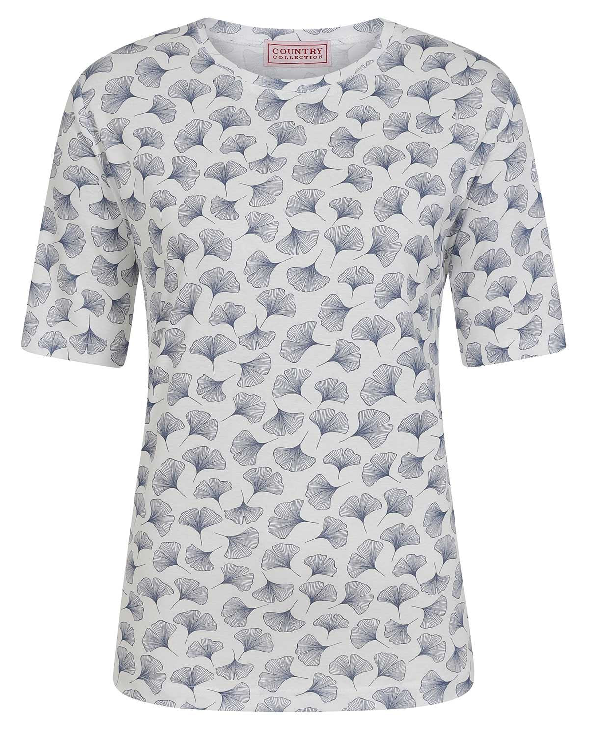 Samara Patterned Pure Cotton Leisure Top - Image 2 - Country Collection