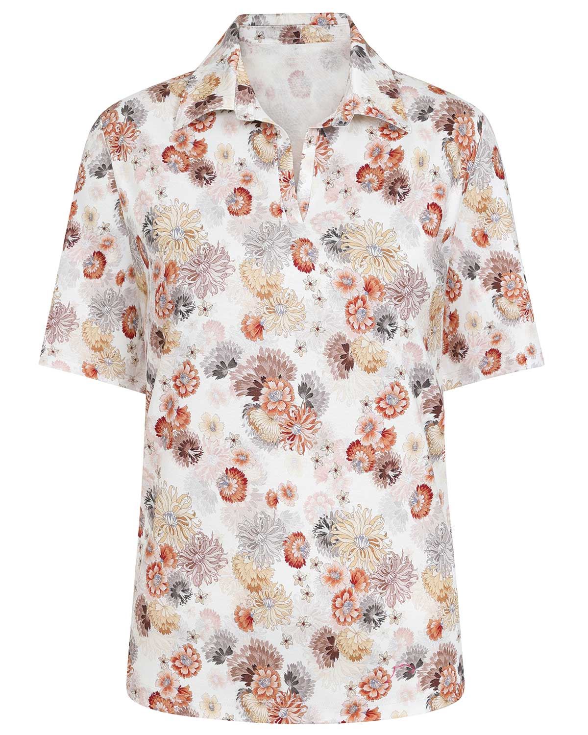 Georgie Multi Coloured Pure Cotton Polo - Image 2 - Country Collection