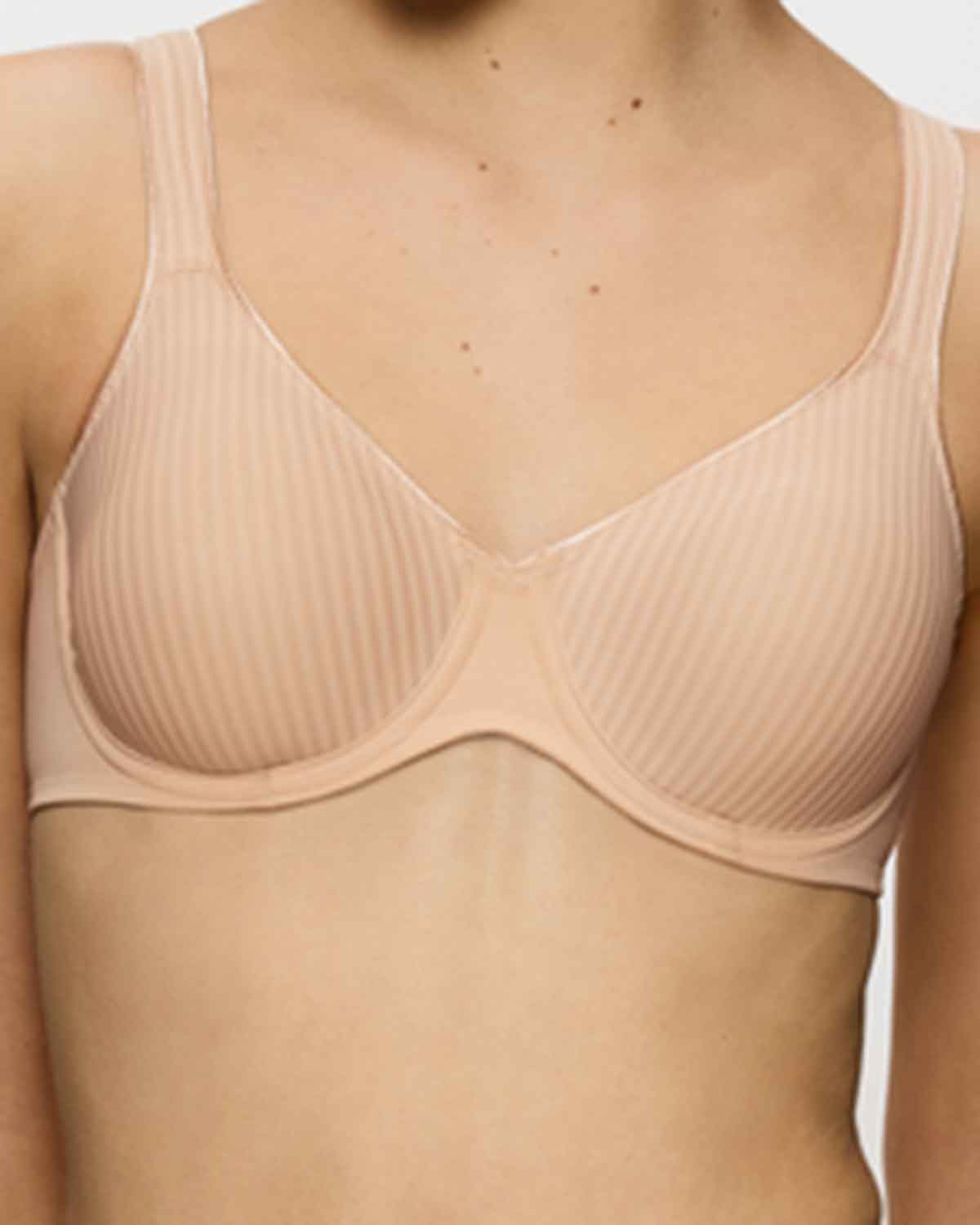 Triumph Modern Underwired Soft Cotton Bra - Beige