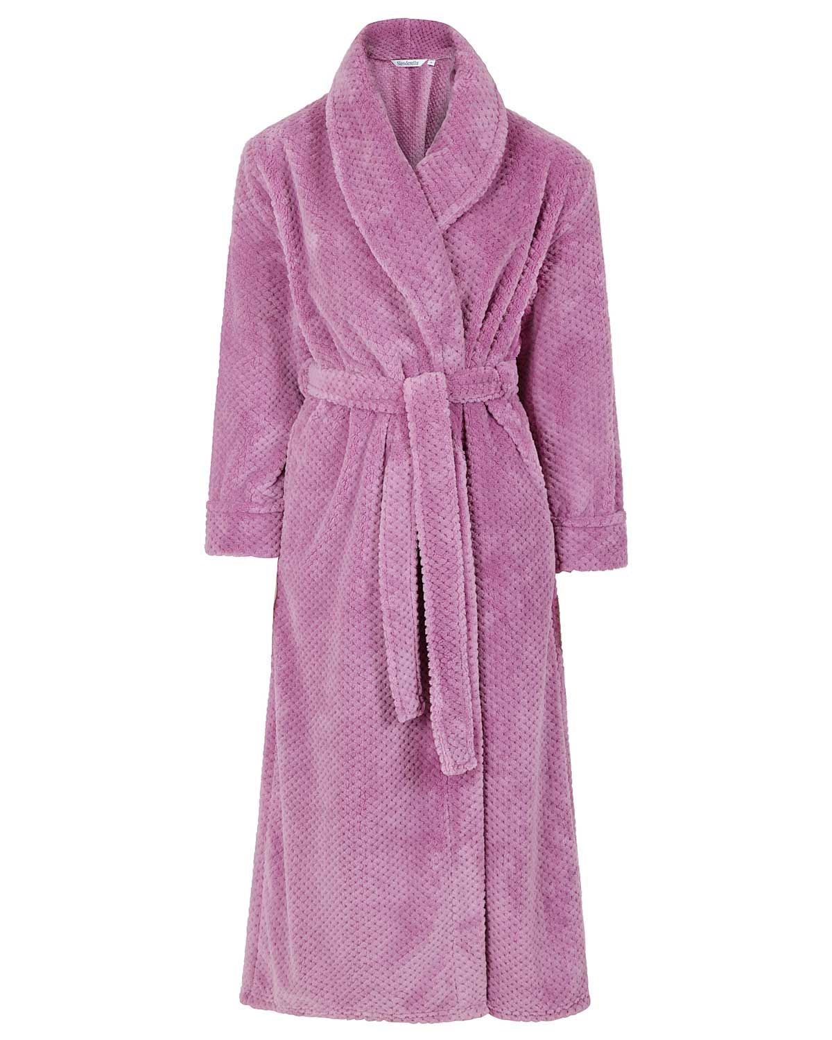 Slenderella Dora Pink Dressing Gown - Image 2 - Country Collection