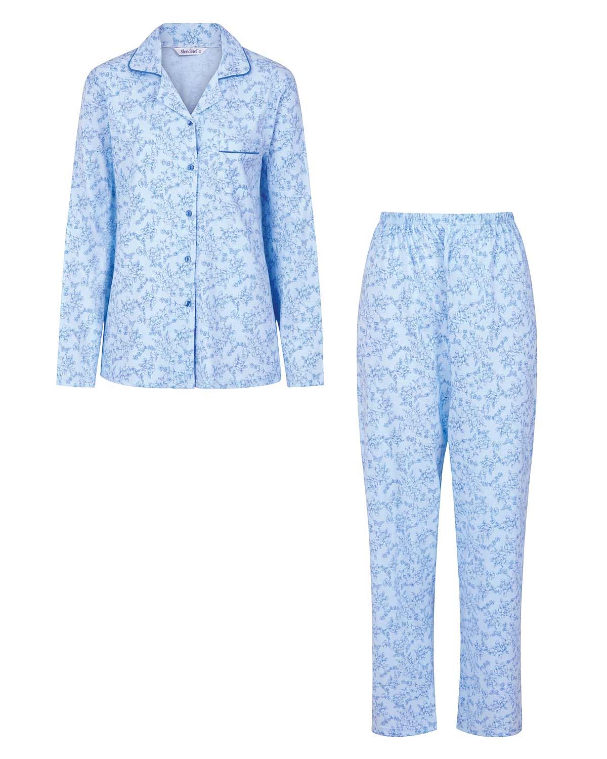 Slenderella Pyjamas Freda - Blue - Image 2 - Country Collection