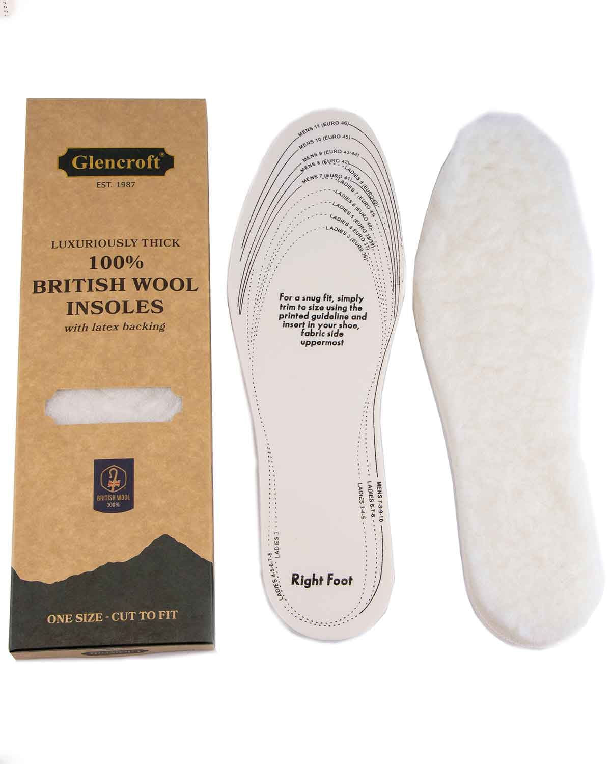 Luxuriously Thick British Wool Shoe Insoles - Image 3 - Country Collection