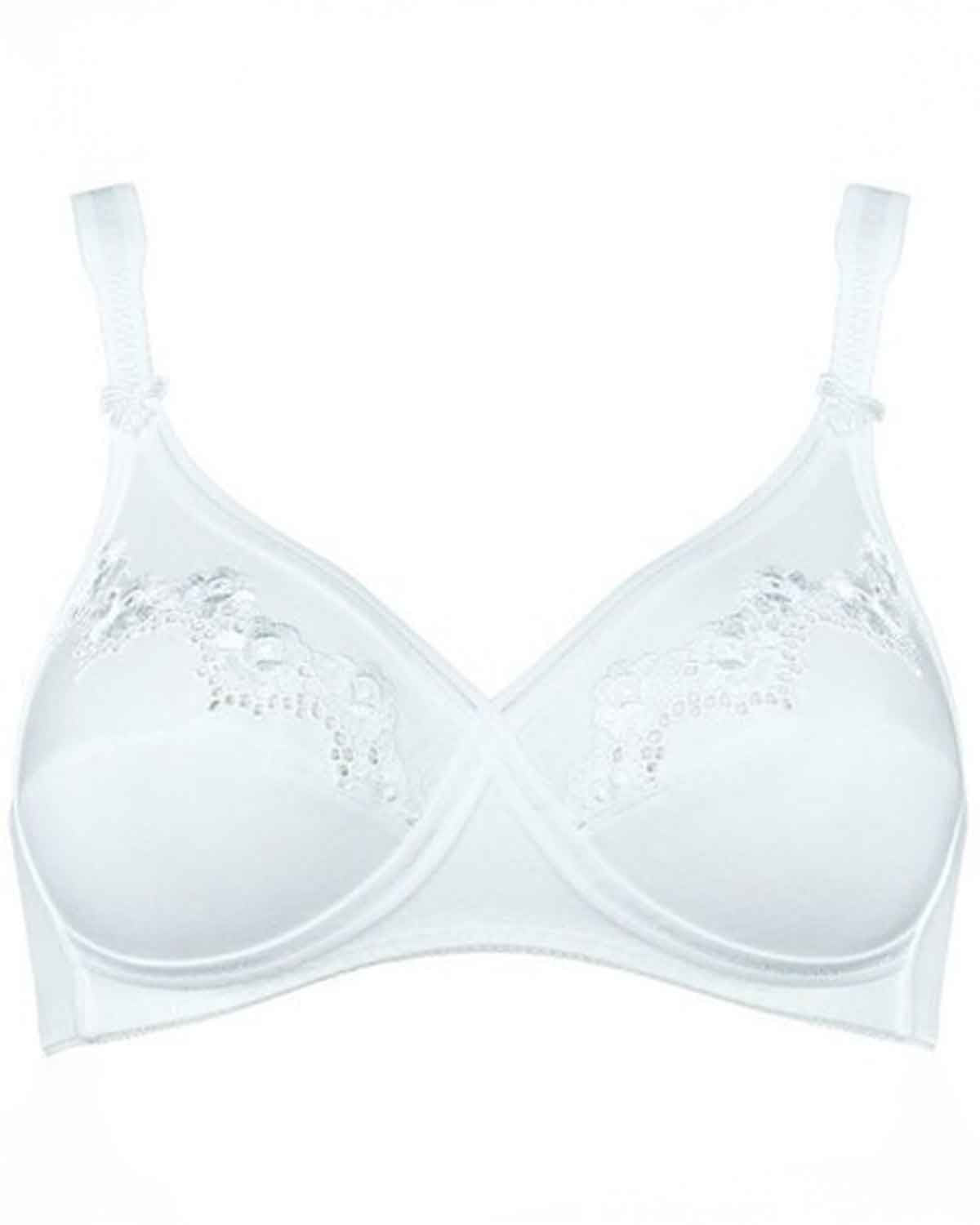 Triumph Elasti-Cross + Cotton Bra - White