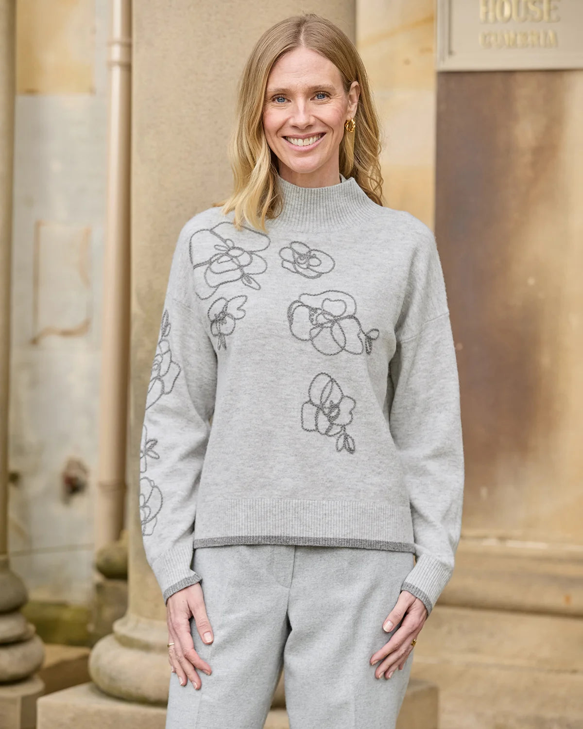 Alessia Floral Embroidered Jumper