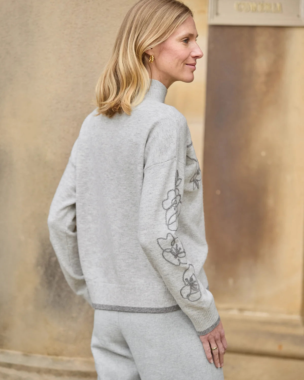 Alessia Floral Embroidered Jumper