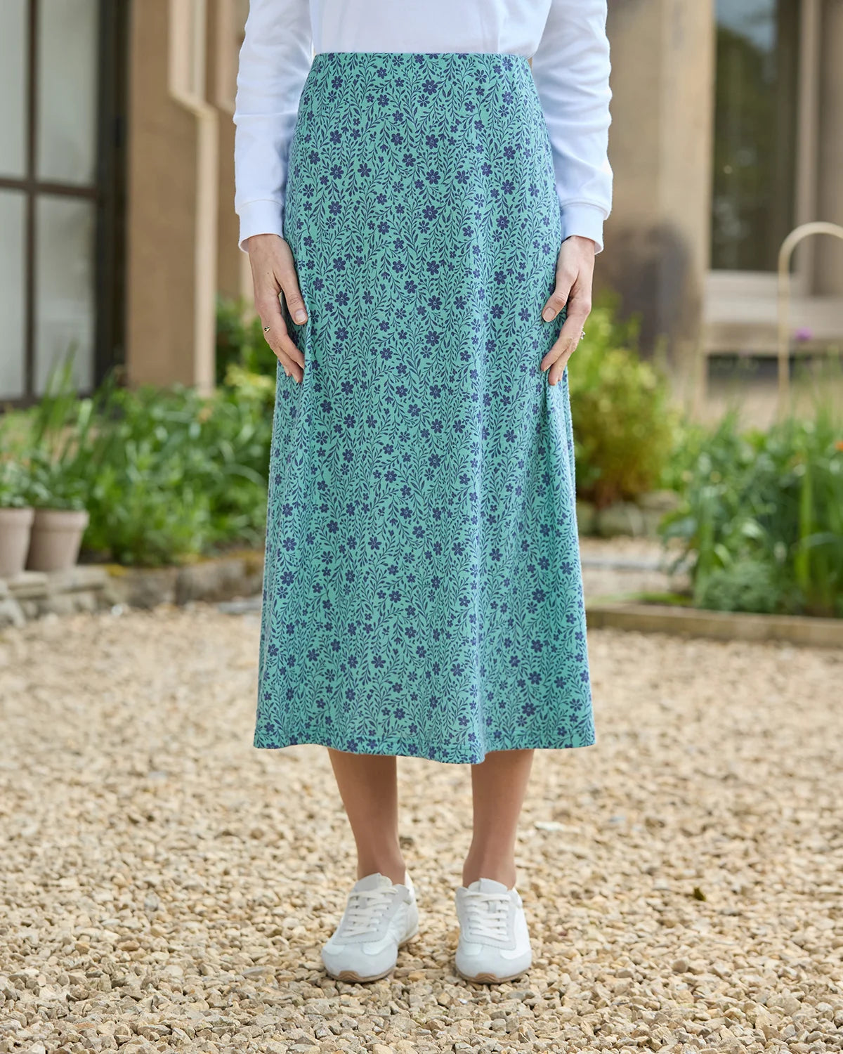 Aliyah Floral A Line Skirt