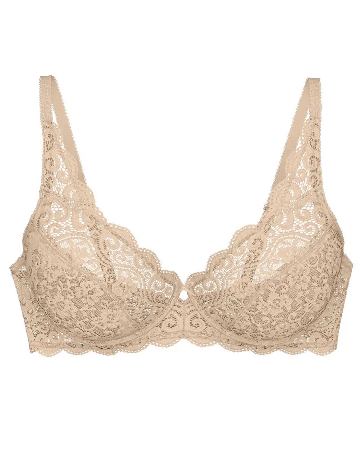 Triumph Amourette Underwired Lace Bra - Beige