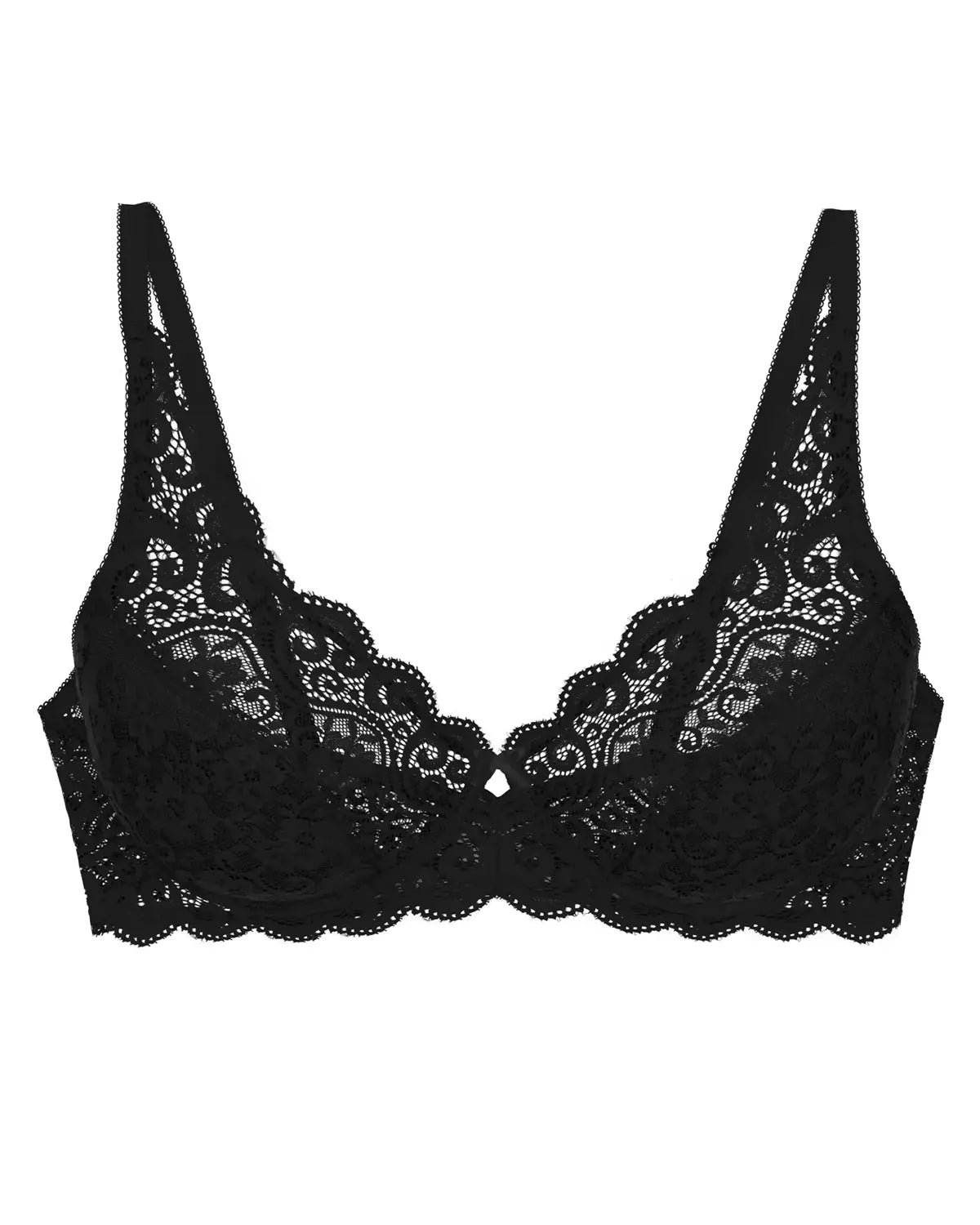 Triumph Amourette Underwired Lace Bra - Black