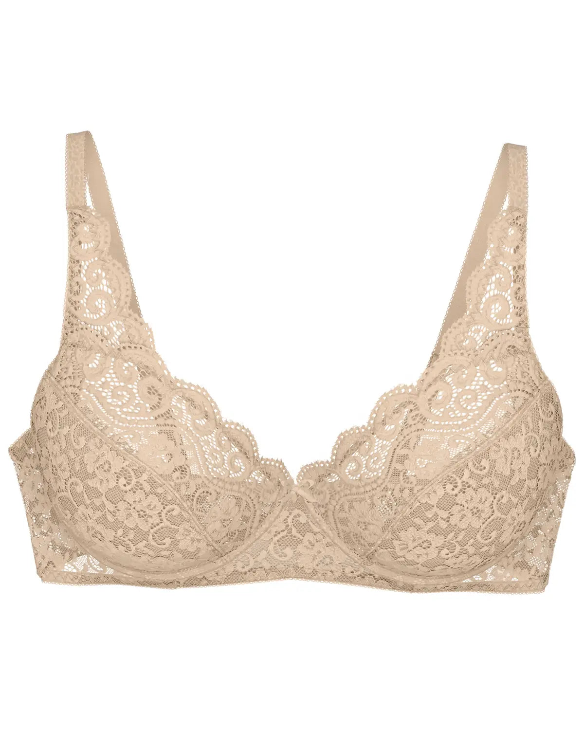 Triumph Amourette Non-Wired Support Bra – Beige