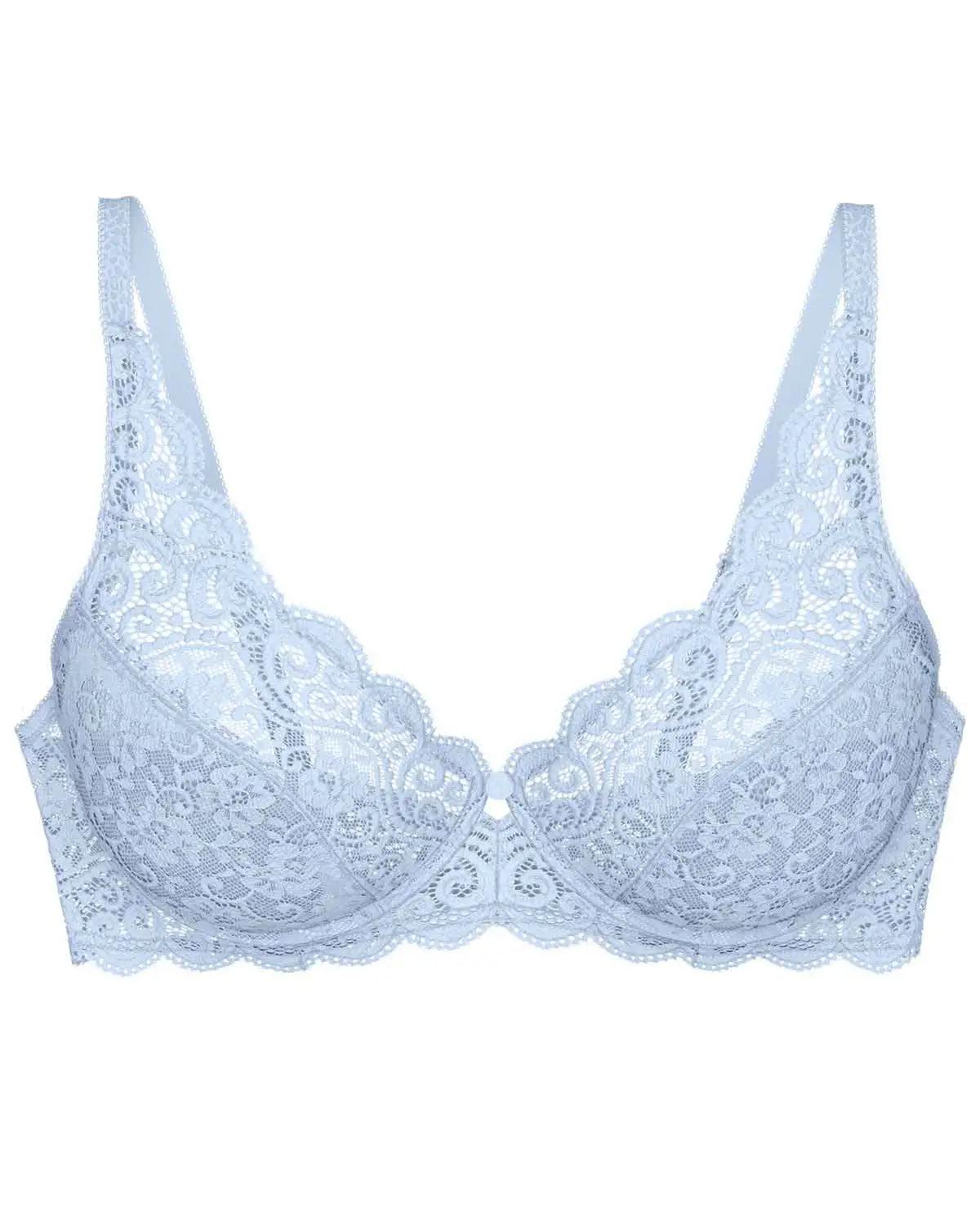 Triumph Amourette Underwired Lace Bra - Ice Blue