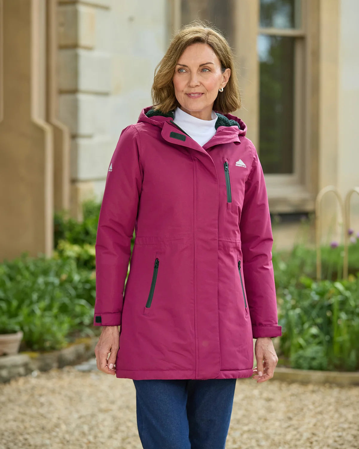 Arden Magenta Pink Waterproof Coat