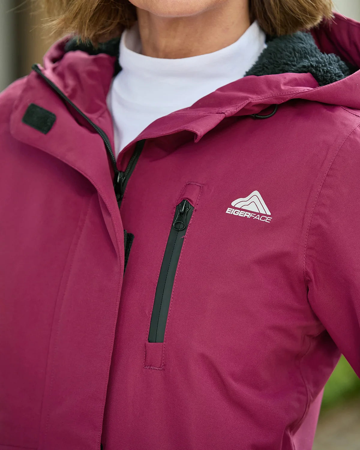 Arden Magenta Pink Waterproof Coat