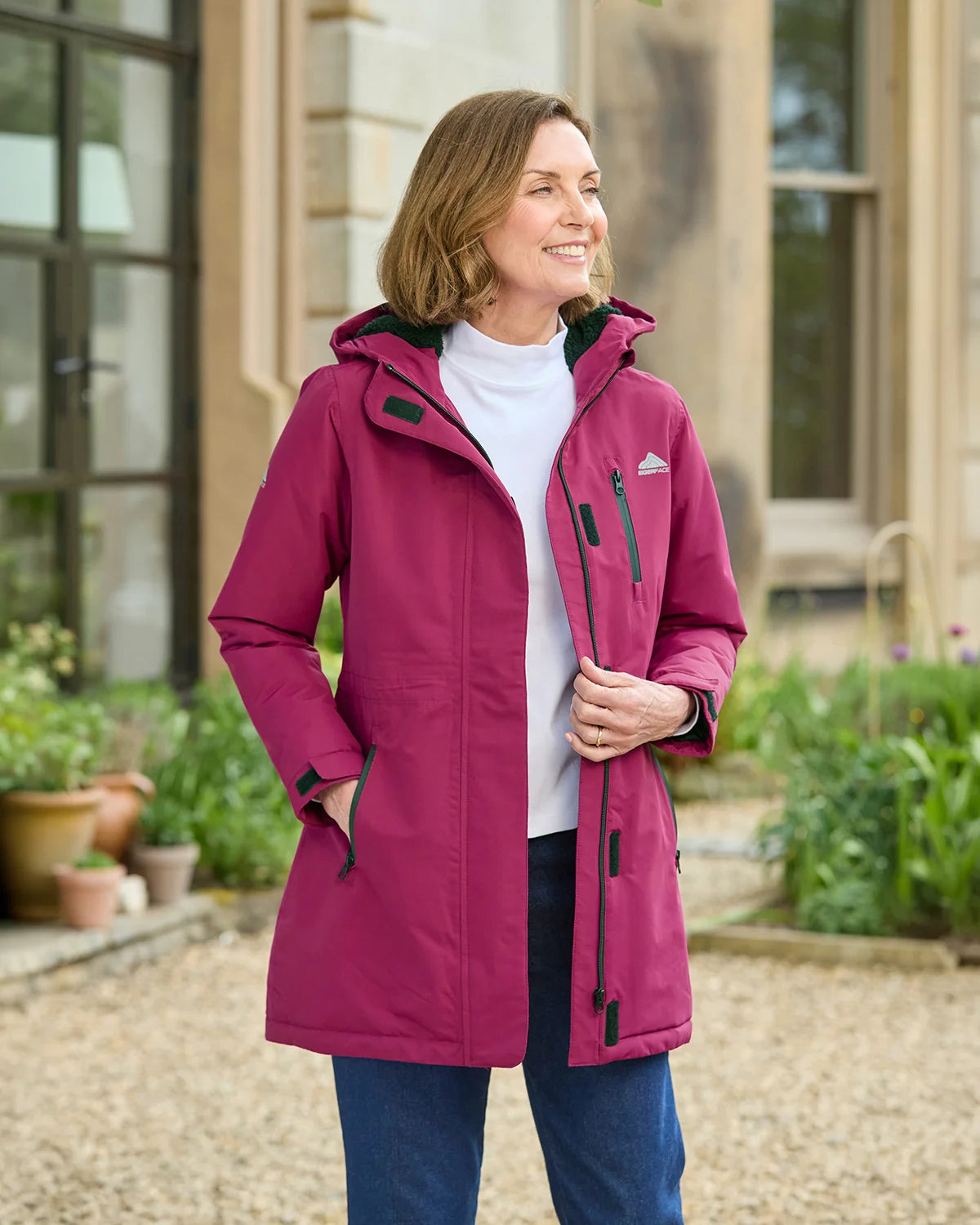 Arden Magenta Pink Waterproof Coat