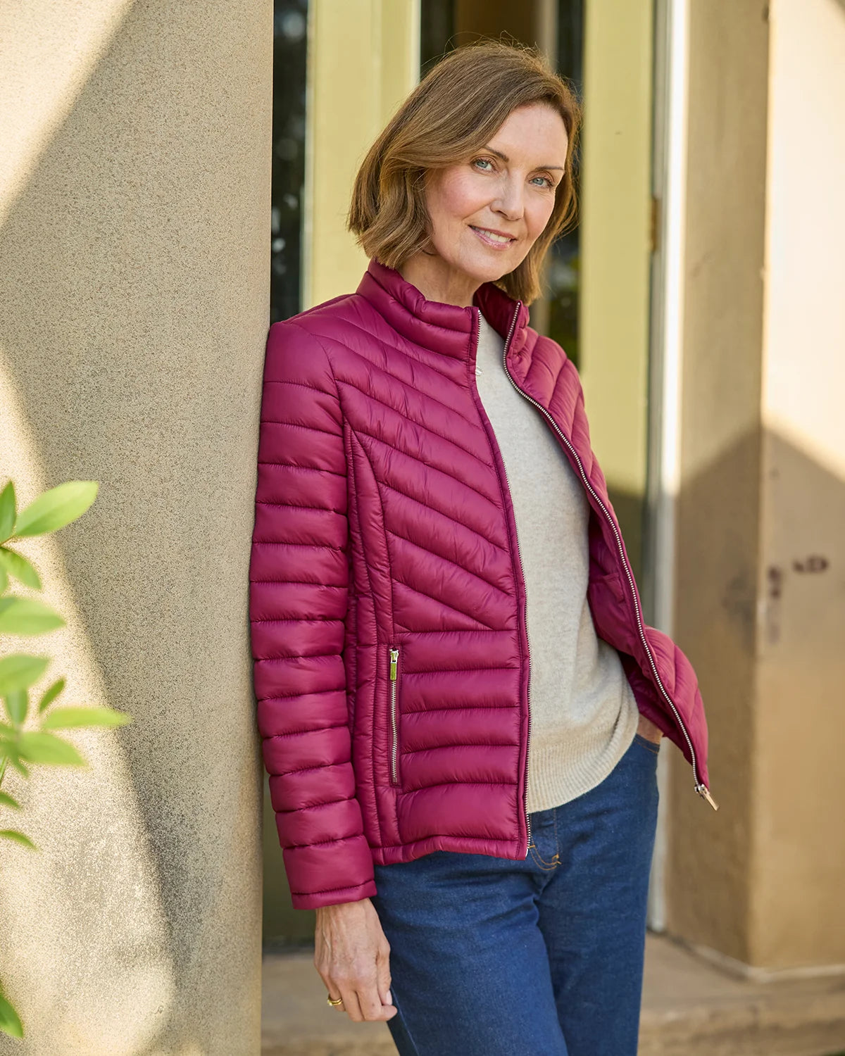 Lightly Padded Quilted Jacket