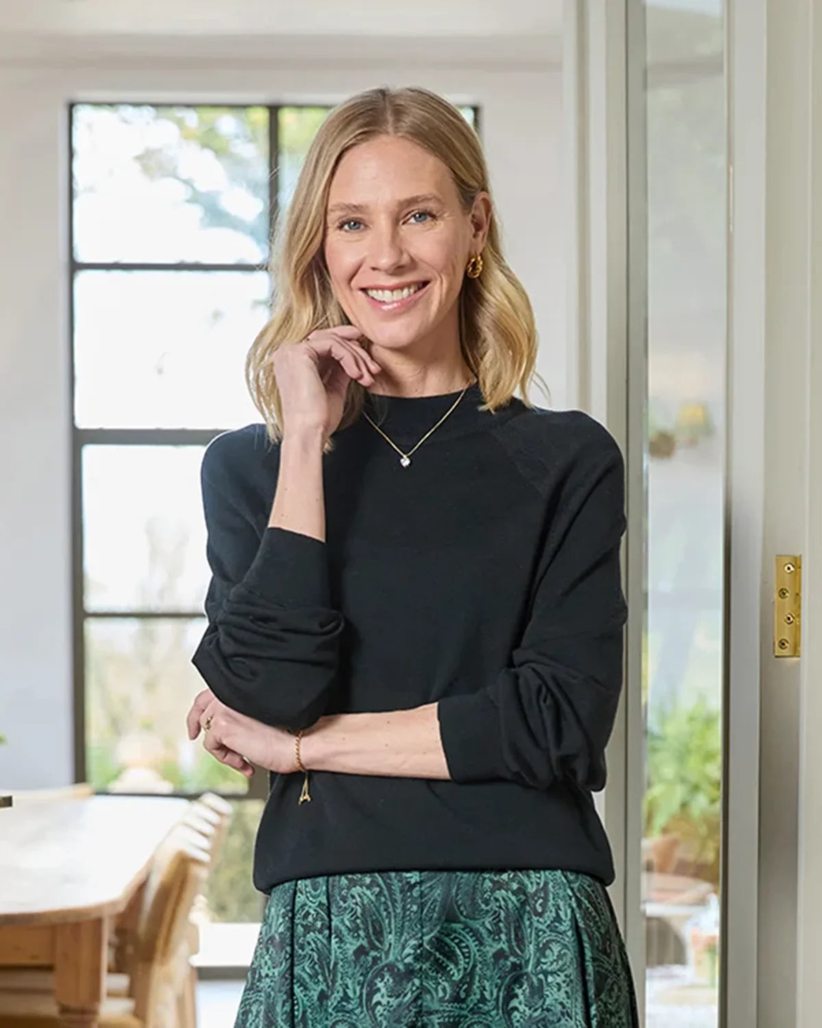 Ladies’ Pure Merino Wool Turtle Neck Jumper - Black