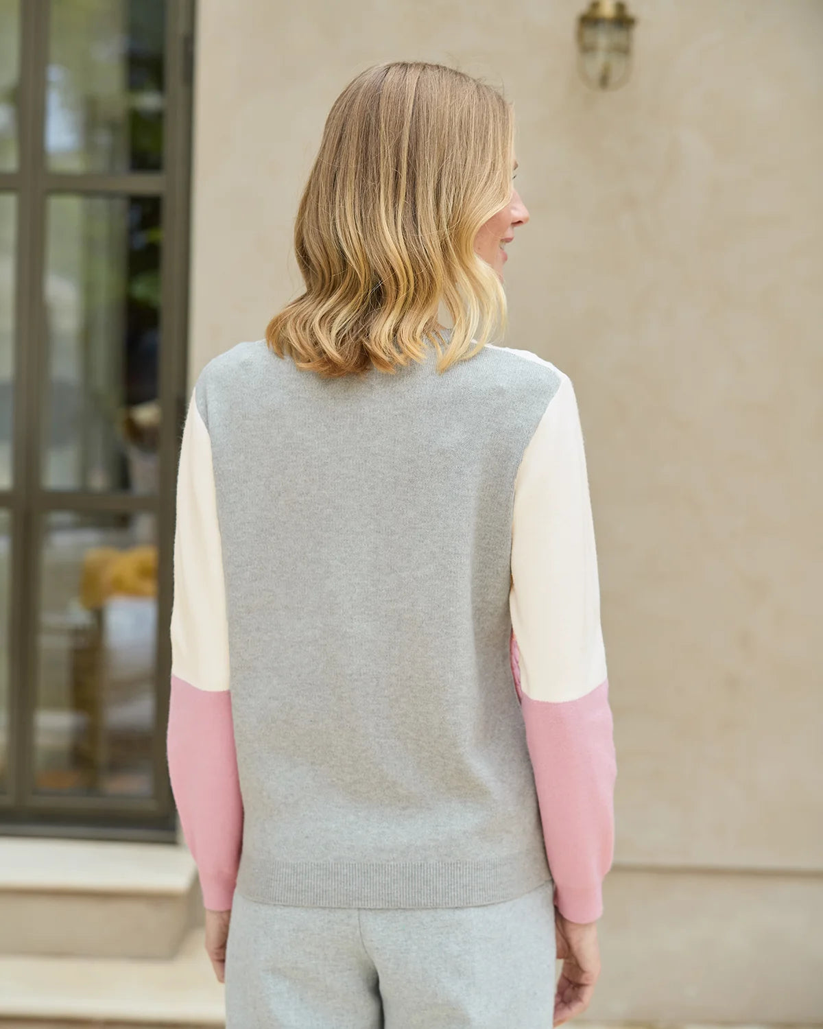 Brielle Patchwork Style Jumper