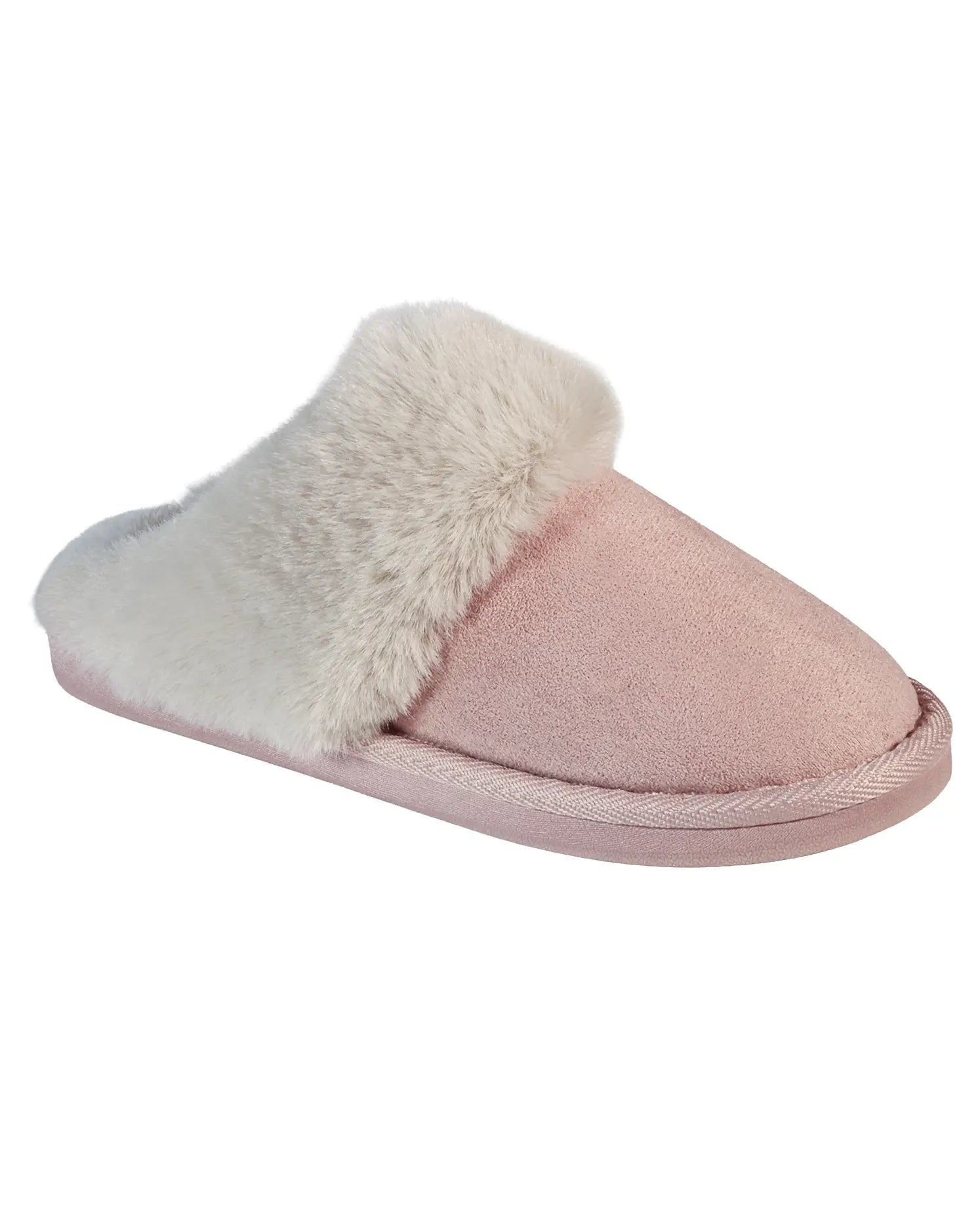 Chrissie Slip On Mule Slipper - Pink