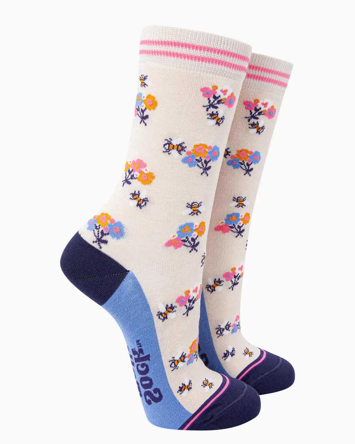 Ladies Bamboo-Rich Socks - Cream