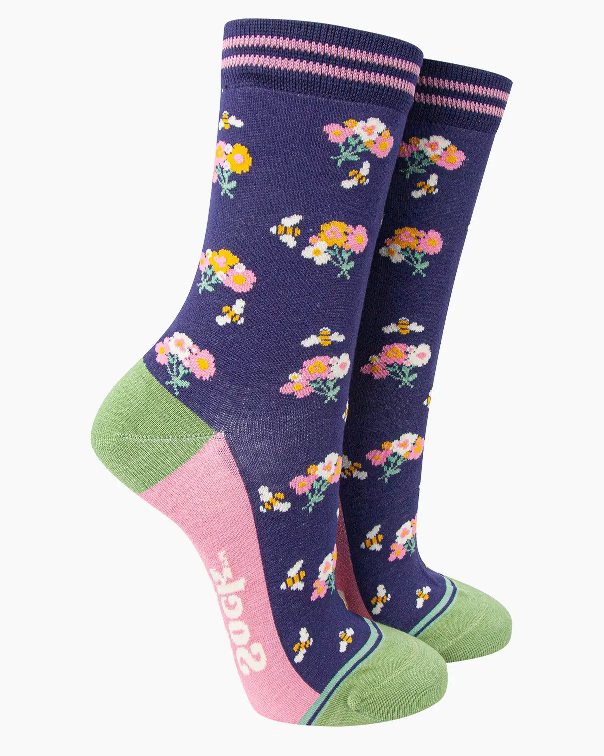 Ladies Bamboo-Rich Socks - Navy