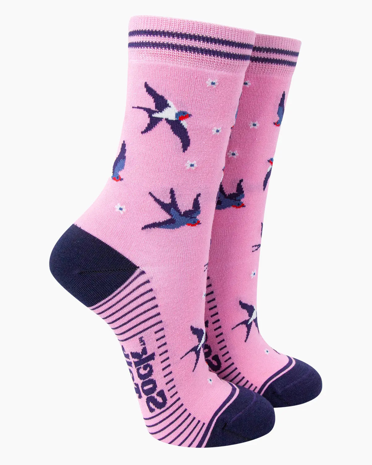 Ladies Bamboo-Rich Socks - Pink