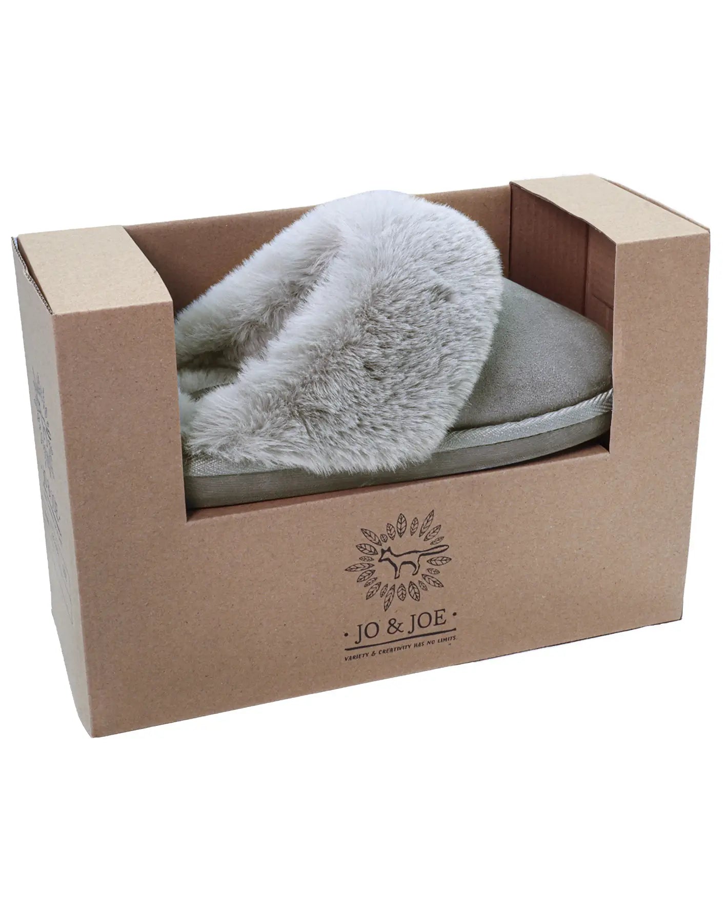 Chrissie Slip On Mule Slipper - Grey