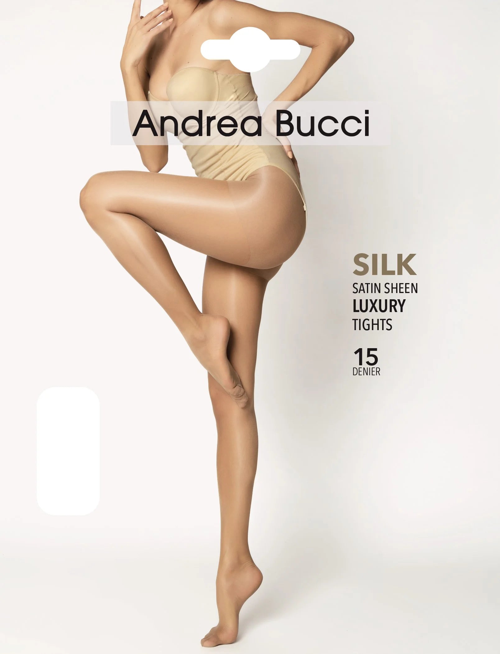 Luxury 15 Denier Tights - Natural
