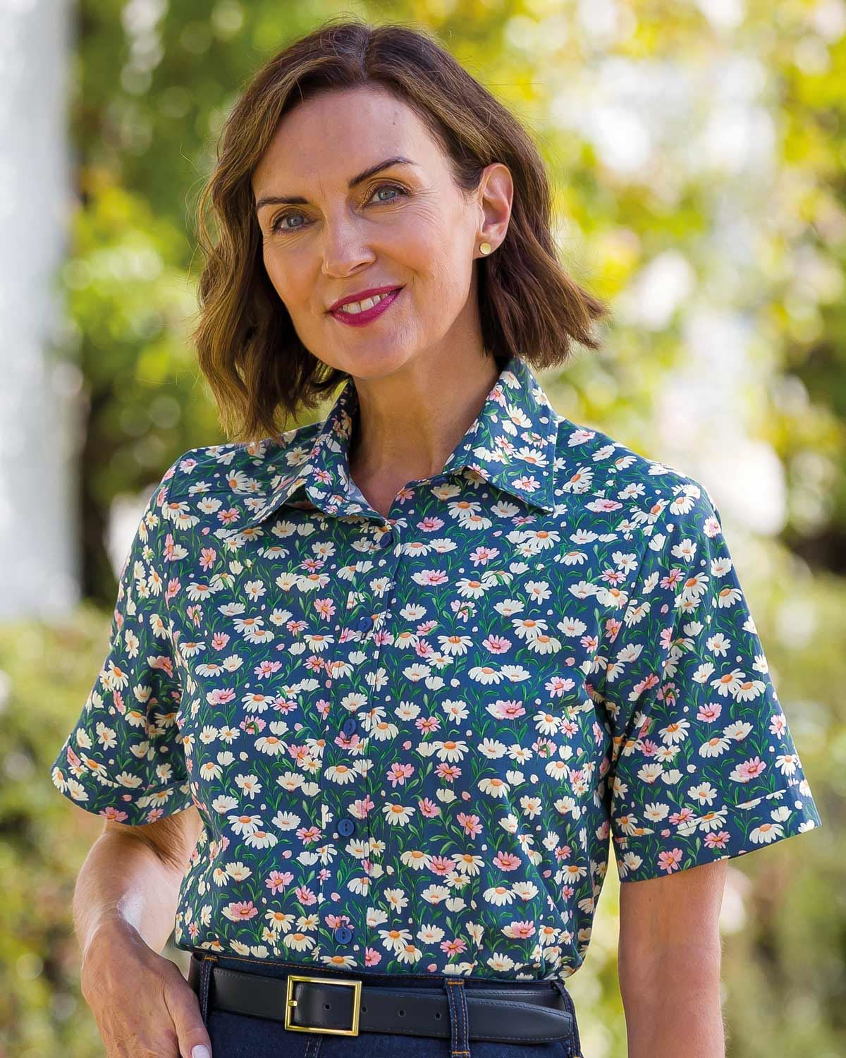 Alanis Floral Supersoft Viscose Blouse - Country Collection
