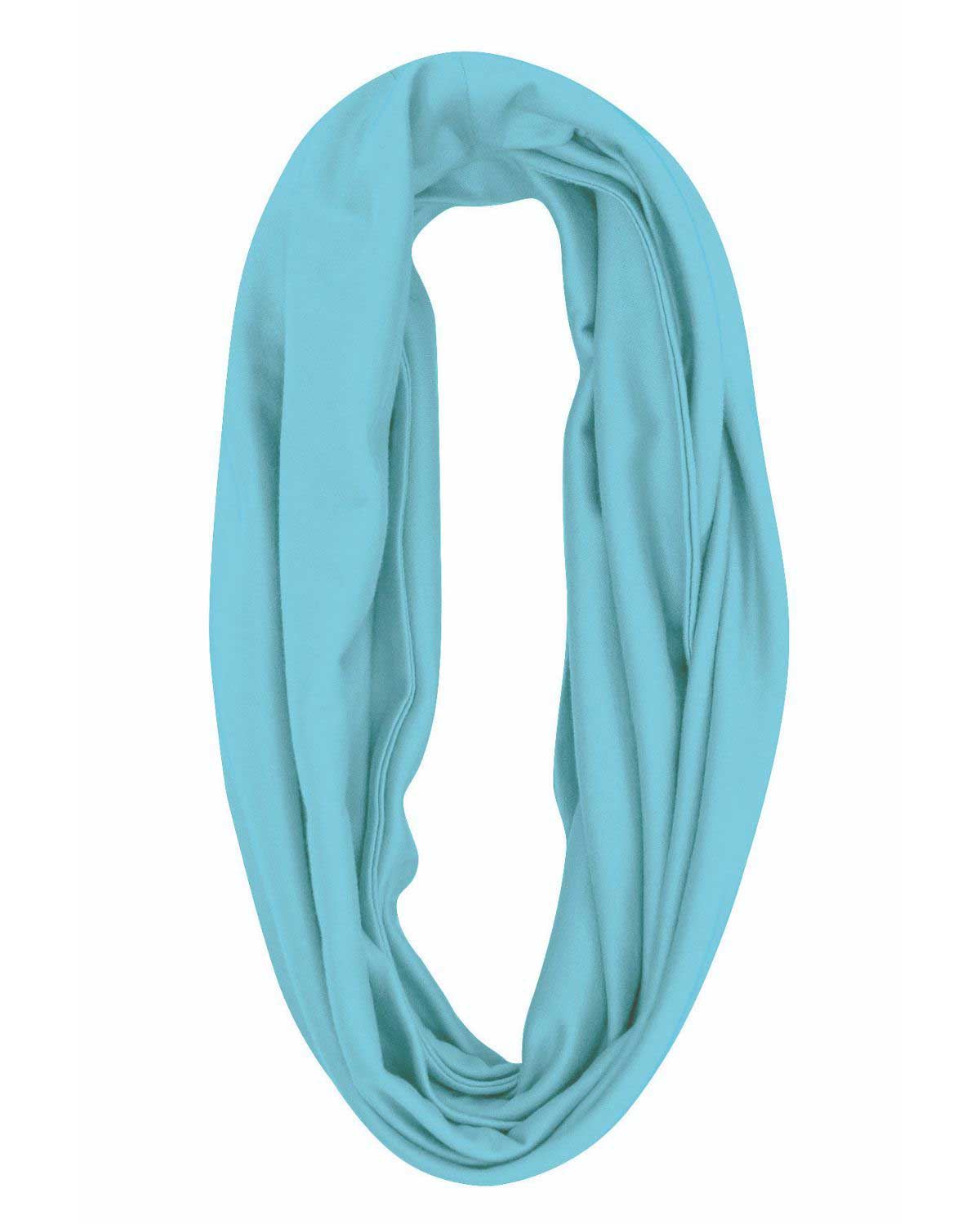 Silky Cotton Snood Scarf - Turquoise - Country Collection