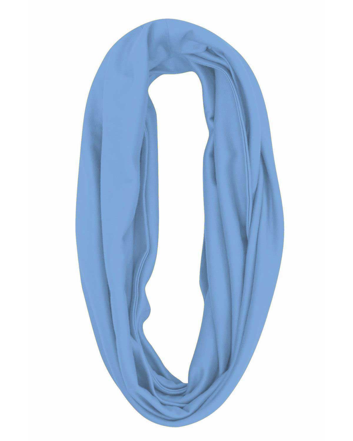 Silky Cotton Snood Scarf - Cornflower - Country Collection