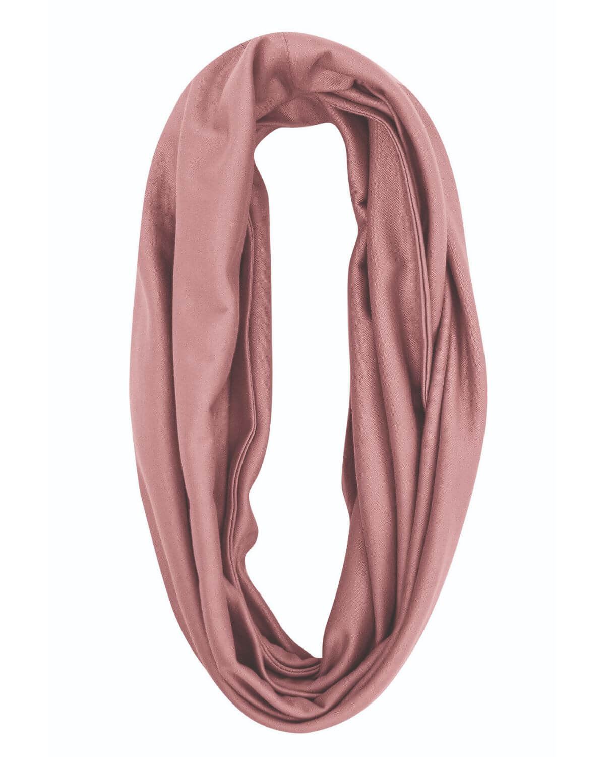 Silky Cotton Snood Scarf - Pink - Country Collection