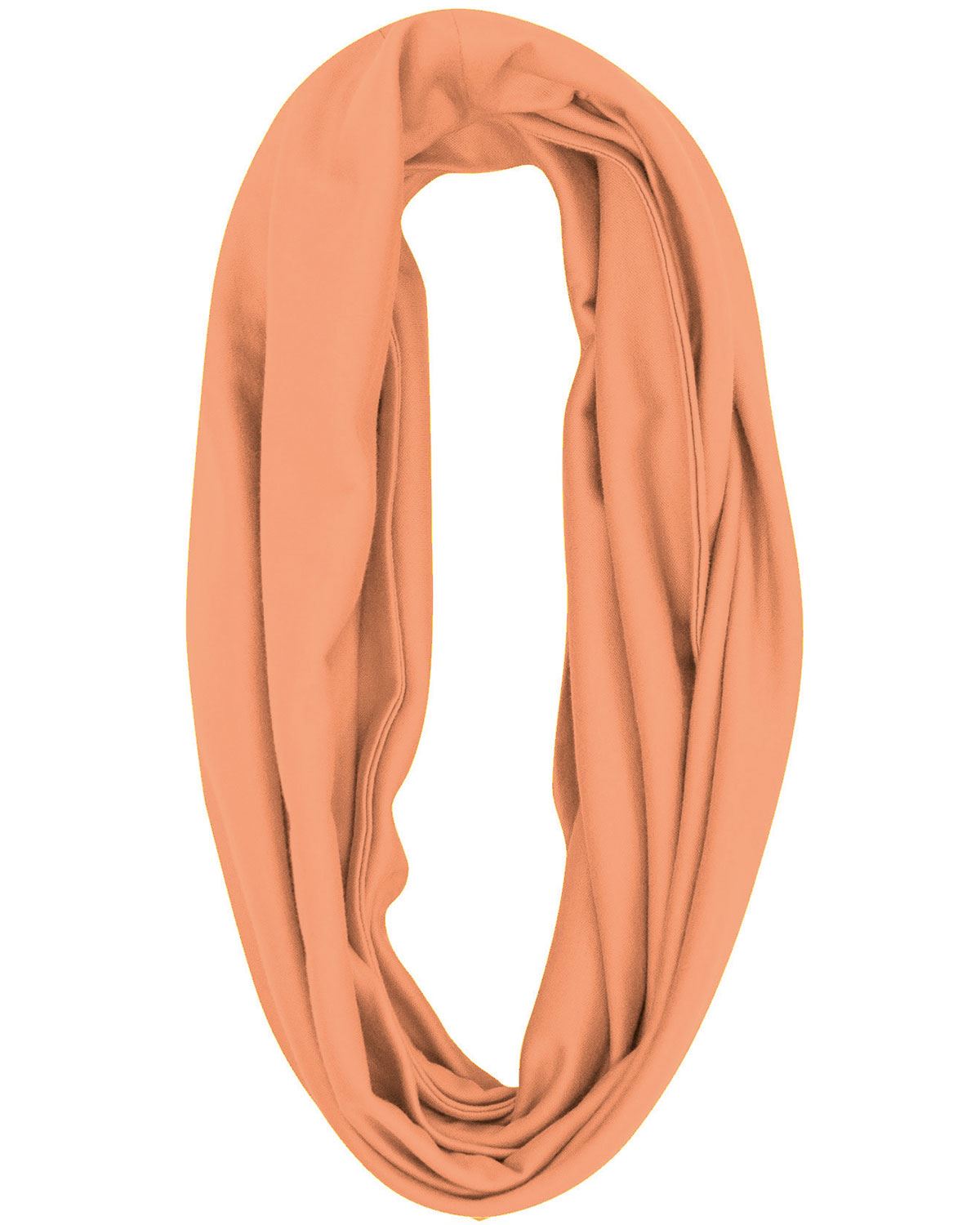 Silky Cotton Snood Scarf - Papaya - Country Collection